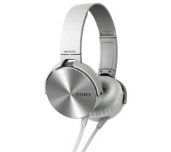 SONY  MDR-XB450APW Headphones - White